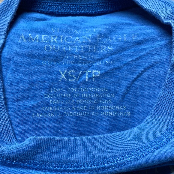 American Eagle Outfitters Mens XS blue t-shirt - Picture 2 of 2